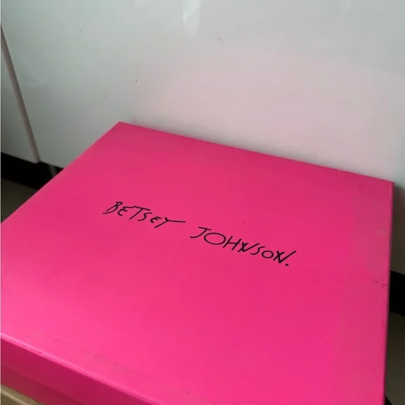 Betsey Johnson Colorful Zigzag Platform Heels NEW - Picture 11 of 11